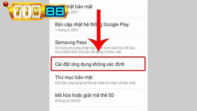 Set-up lại tính năng bảo mật trên điện thoại để tải app